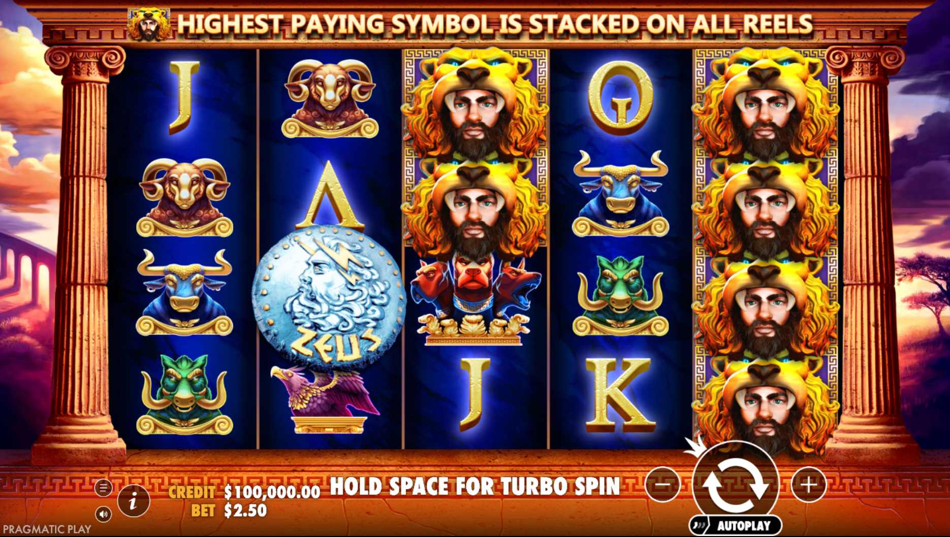 Hercules Son of Zeus демо игра – Pragmatic Play