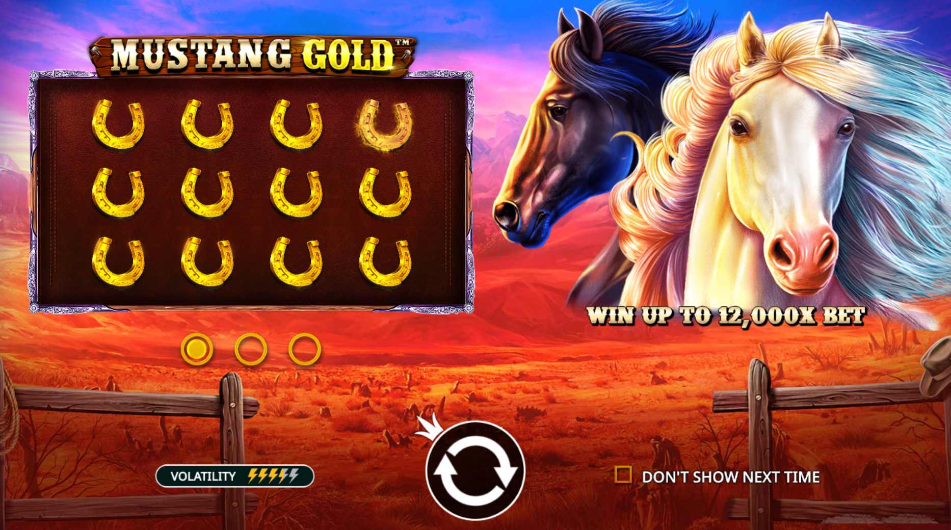 Mustang Gold слот – Pragmatic Play (уестърн тема)