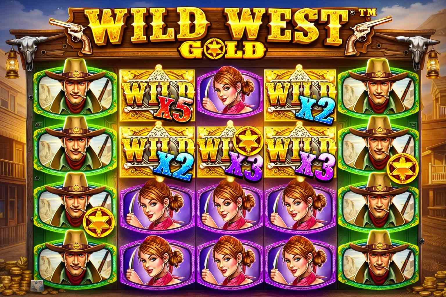 Wild West Gold слот – Дивият Запад, sticky wild множители и фриспинове